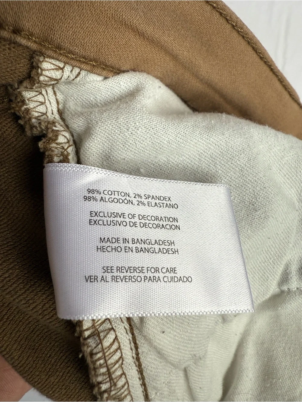 Banana Republic Men's Classic Slim Fit Pants in Tan